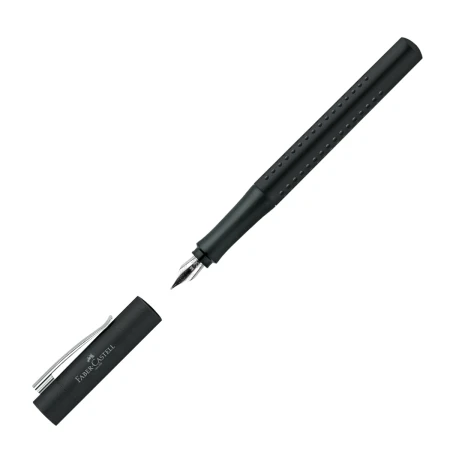 Pióro wieczne FABER-CASTELL Grip 2011 - stalówka M - czarny matowy - 140901