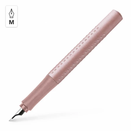 Pióro wieczne FABER-CASTELL Grip 2011 - stalówka M - Pale Rose (bladoróżowy) - 140808