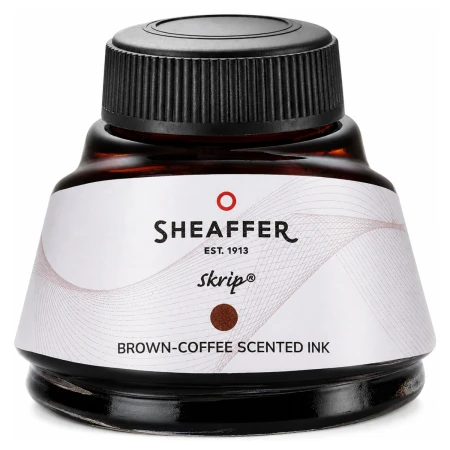 Atrament SHEAFFER Skrip - brązowy o zapachu kawy - 50 ml - 94291