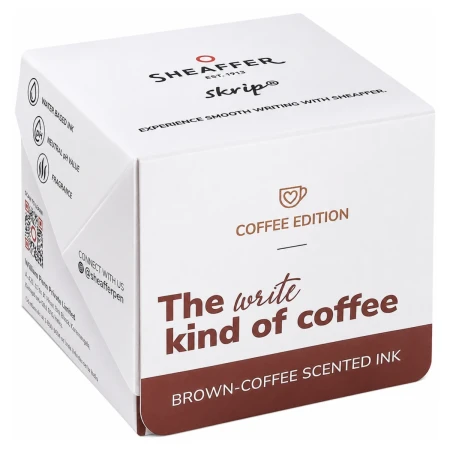 Atrament SHEAFFER Skrip - brązowy o zapachu kawy - 50 ml - 94291