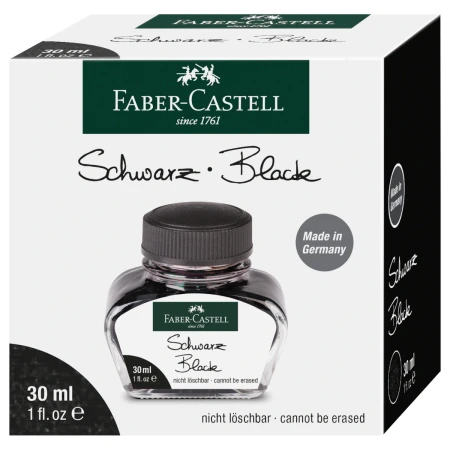 Atrament FABER-CASTELL - czarny - 30 ml - 149854