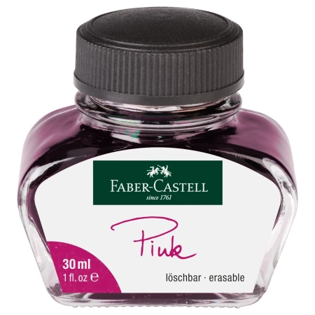 Atrament FABER-CASTELL - różowy - 30 ml - 149856