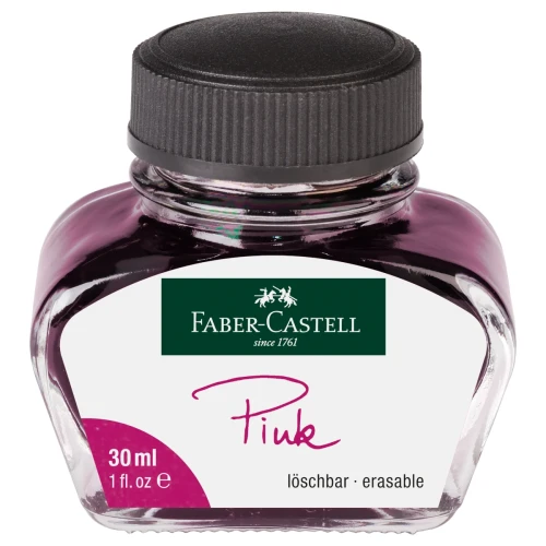 Przejdź do produktu Atrament FABER-CASTELL wymazywalny - różowy - 30 ml