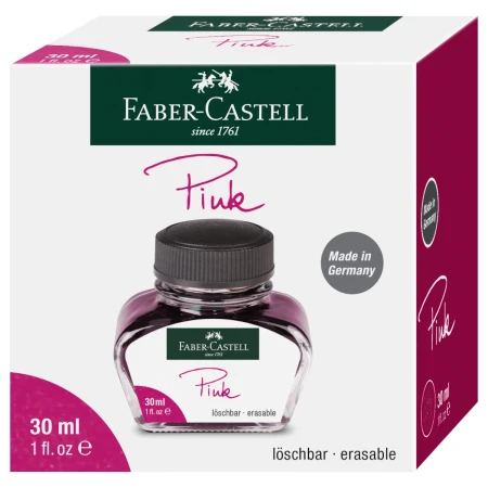 Atrament FABER-CASTELL - różowy - 30 ml - 149856