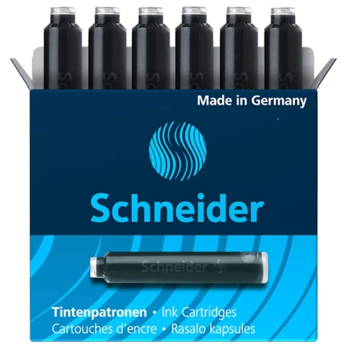 Przejdź do produktu Naboje atramentowe SCHNEIDER - czarny - 6 szt.
