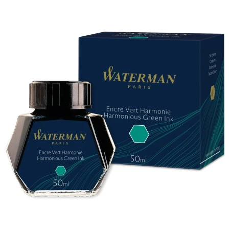 atrament waterman harmonious green zielony 50ml opakowanie