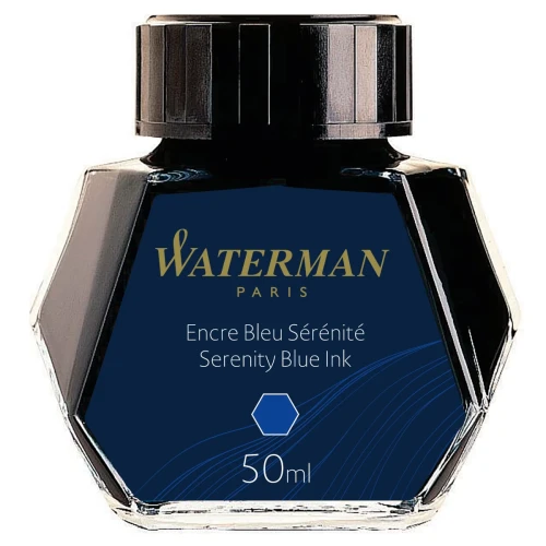Przejdź do produktu Atrament do pióra wiecznego WATERMAN wymazywalny - Serenity Blue (niebieski) - 50 ml