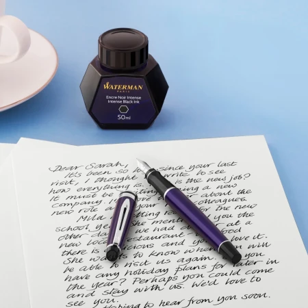 atrament waterman intense black czarny z piorem wiecznym