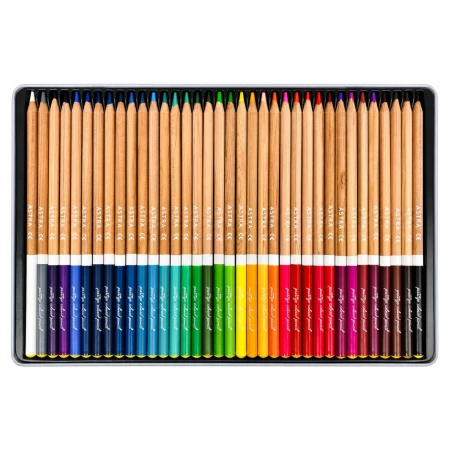 kredki olowkowe astra art and hobby cedrowe 36 kolorow paleta