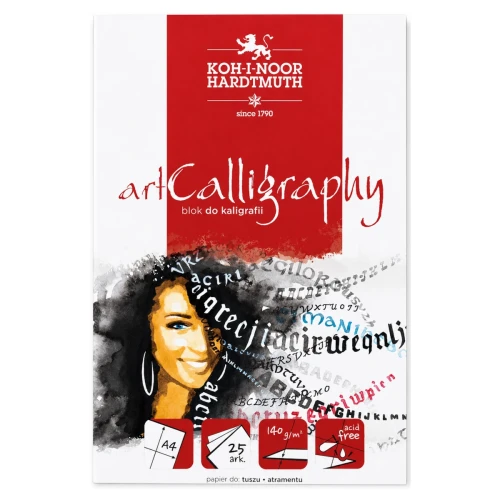 Przejdź do produktu Blok do kaligrafii A4 KOH-I-NOOR artCalligraphy - 140 g/m² - 25 ark.