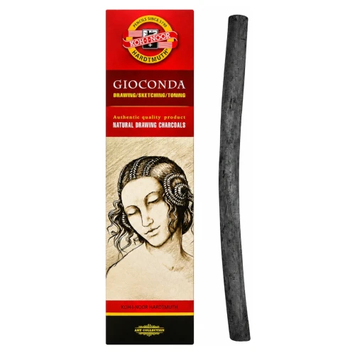 Przejdź do produktu Węgiel naturalny rysunkowy KOH-I-NOOR GIOCONDA - 6 szt.