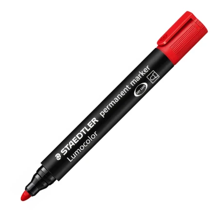 marker permanentny staedtler lumocolor 352 okragly czerwony