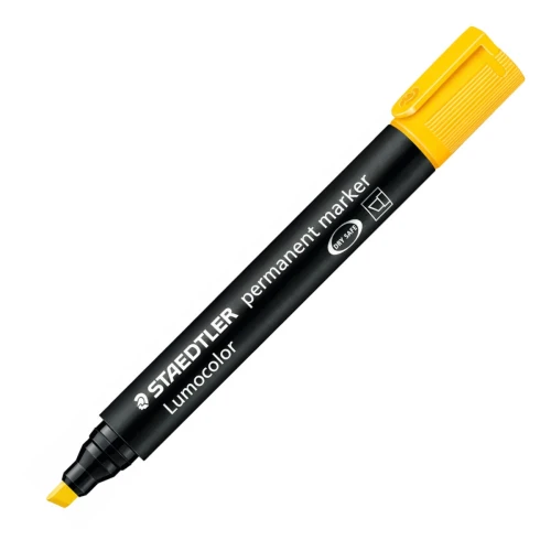 Przejdź do produktu Marker permanentny STAEDTLER Lumocolor 350 - ścięty - żółty