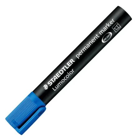 marker staedtler lumocolor 350 niebieski zamkniety skuwka