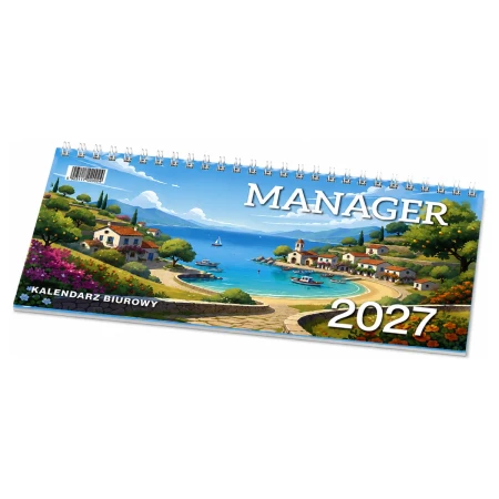 kalendarz biurkowy telegraph manager 2027