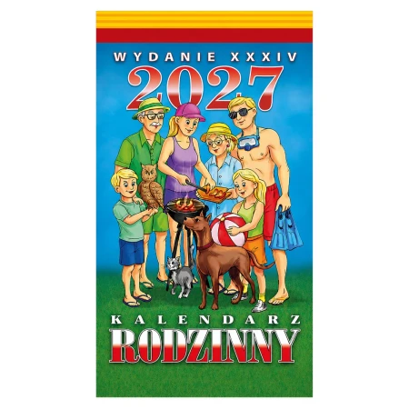kalendarz zdzierak telegraph rodzinny 2027 scienny
