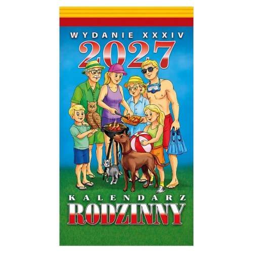 Przejdź do produktu Kalendarz ścienny TELEGRAPH Rodzinny Zdzierak 2027