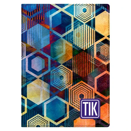 kalendarz tik impress 2027 wzor geometria hexagony