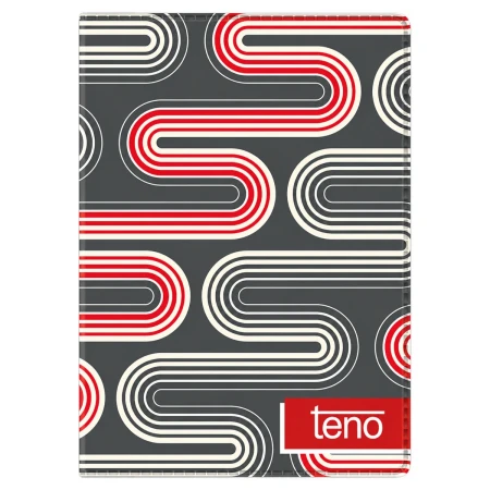 kalendarz teno impress 2027 wzor retro fale