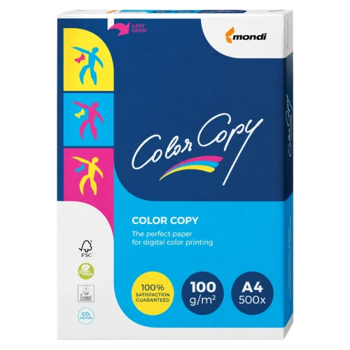 Przejdź do produktu Papier satynowany COLOR COPY A4 - 100 g/m² - 500 ark.