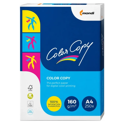 Przejdź do produktu Papier satynowany COLOR COPY A4 - 160 g/m² - 250 ark. 