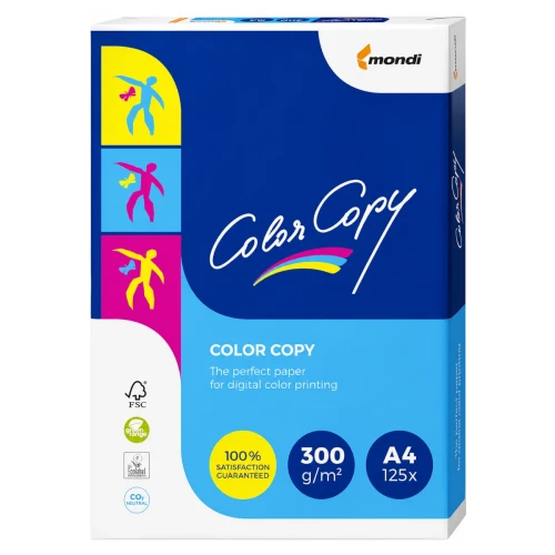 Przejdź do produktu Papier satynowany COLOR COPY A4 - 300 g/m² - 125 ark.