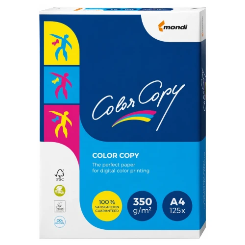 Przejdź do produktu Papier satynowany COLOR COPY A4 - 350 g/m² - 125 ark.