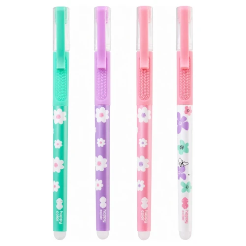 Przejdź do produktu Długopis wymazywalny HAPPY COLOR Pearl Flower - 0,5 mm - niebieski