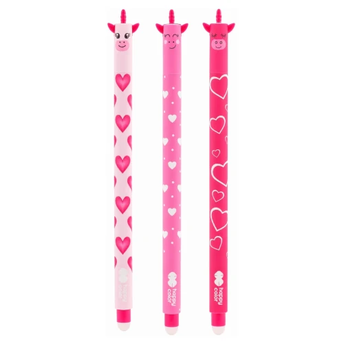 Przejdź do produktu Długopis wymazywalny HAPPY COLOR Pink Unicorn - 0,5 mm - niebieski