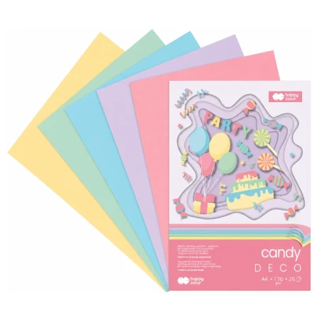 blok kreatywny a4 happy color deco candy wachlarz arkuszy