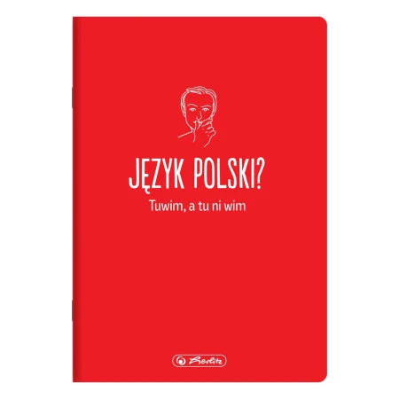 Zeszyt przedmiotowy A5 HERLITZ Touch – język polski – 60 kartek