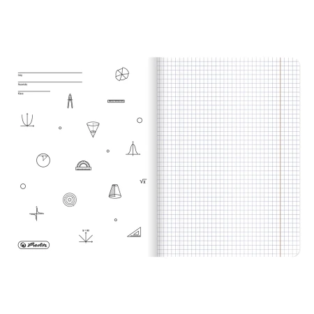 Zeszyt przedmiotowy A5 HERLITZ Touch – matematyka – 60 kartek