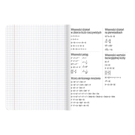 Zeszyt przedmiotowy A5 HERLITZ Touch – matematyka – 60 kartek