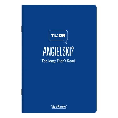 Zeszyt przedmiotowy A5 HERLITZ Touch – język angielski – 60 kartek