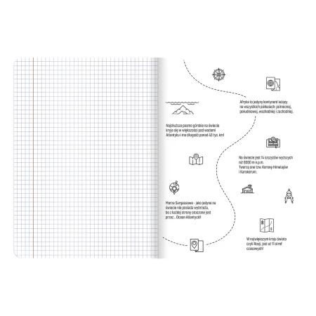 Zeszyt przedmiotowy A5 HERLITZ Touch – geografia – 60 kartek