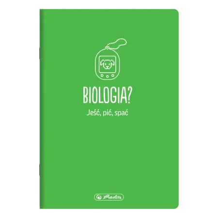 Zeszyt przedmiotowy A5 HERLITZ Touch – biologia – 60 kartek