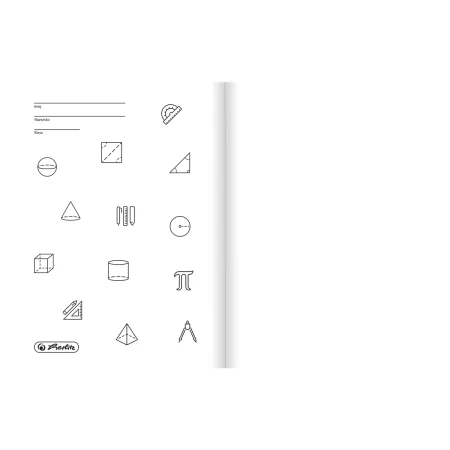 Zeszyt przedmiotowy A5 HERLITZ Touch – geometria – 32 kartki