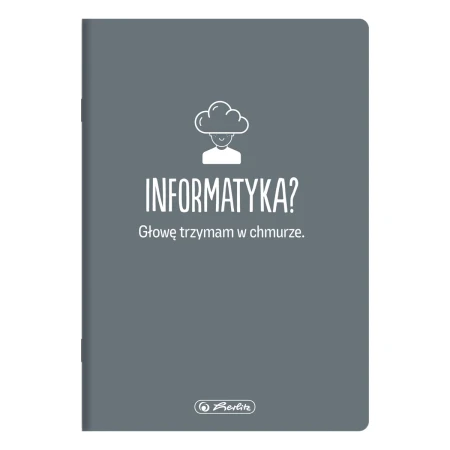 Zeszyt przedmiotowy A5 HERLITZ Touch – informatyka – 60 kartek