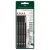 zestaw olowkow faber-castell graphite aquarelle 5 sztuk pedzelek