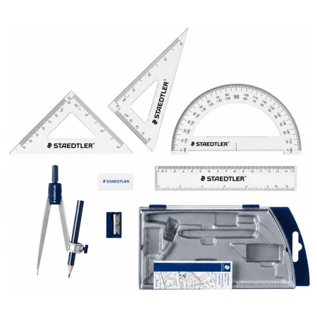 zestaw geometryczny staedtler noris club zawartosc