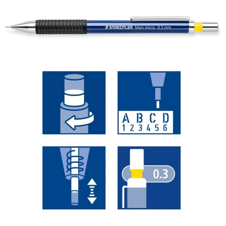 olowek automatyczny staedtler mars micro 03mm funkcje