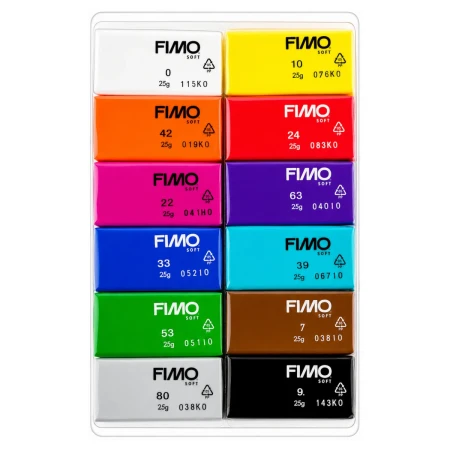modelina fimo soft basic staedtler 12 kolorow 25g kolory