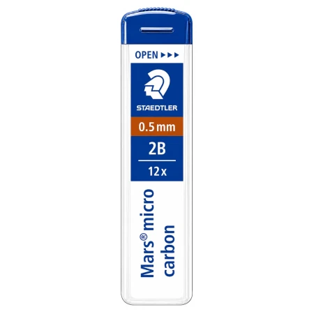 grafity staedtler mars micro carbon 05 mm 2b tubka
