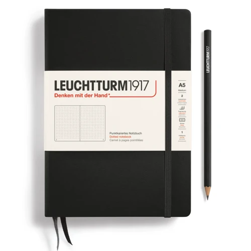 Przejdź do produktu Notatnik w kropki A5 LEUCHTTURM1917 Classic Medium – czarny