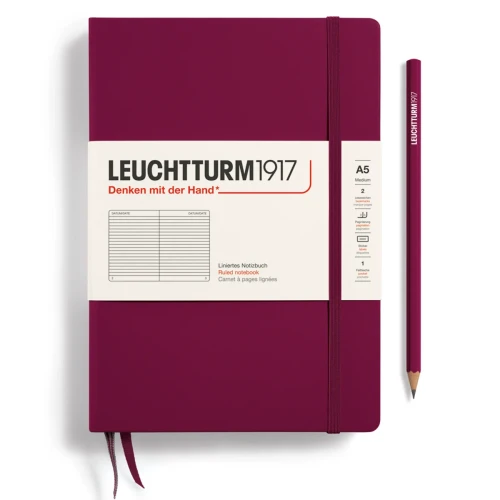 Przejdź do produktu Notatnik w linię A5 LEUCHTTURM1917 Classic Medium – Port Red