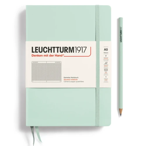 Przejdź do produktu Notatnik w kratkę A5 LEUCHTTURM1917 Classic Medium – Mint Green