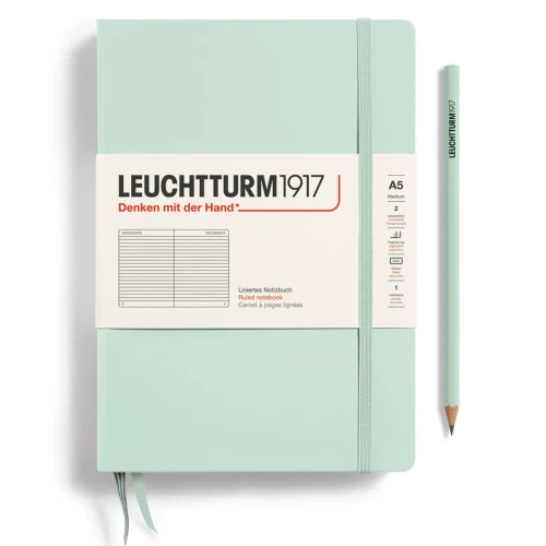 Przejdź do produktu Notatnik w linię A5 LEUCHTTURM1917 Classic Medium – Mint Green