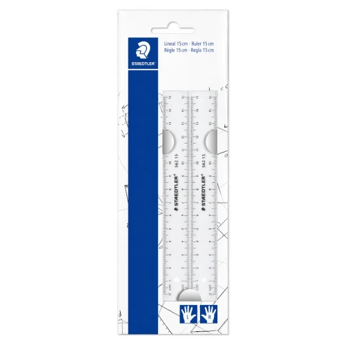 Przejdź do produktu Linijka plastikowa STAEDTLER - 15 cm - 2 szt.