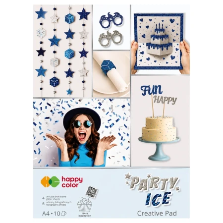 blok kreatywny a4 happy color party ice okladka bloku