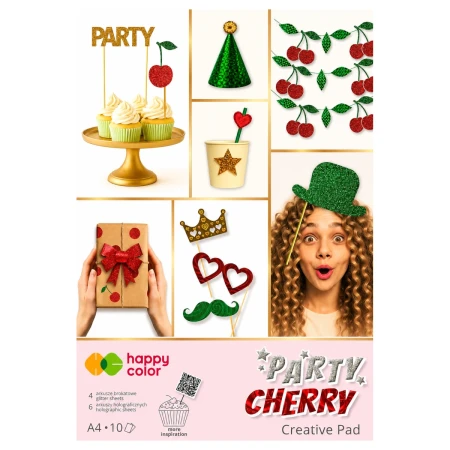 blok kreatywny a4 happy color party cherry okladka bloku
